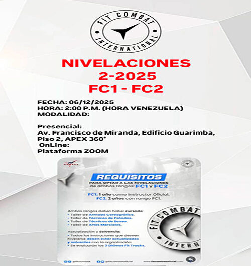 Nivelaciones 2-2025 FC1 y FC2 Presencial y Online (Caracas)