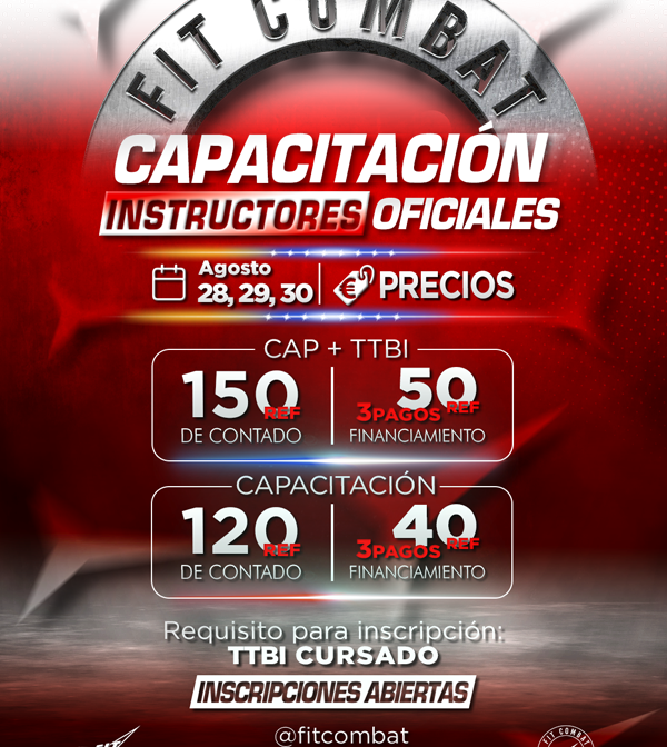 Capacitación Instructores Oficales 28,29,30 Julio – Bolívar