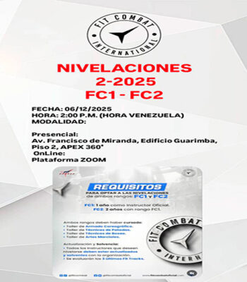 Nivelaciones 2-2025 FC1 y FC2 Presencial y Online (Caracas)
